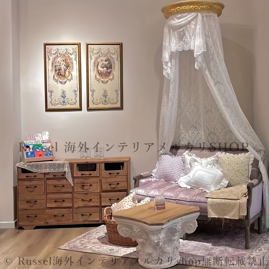 引き出し付きビンテージ風センターテーブルセット 家具 家庭