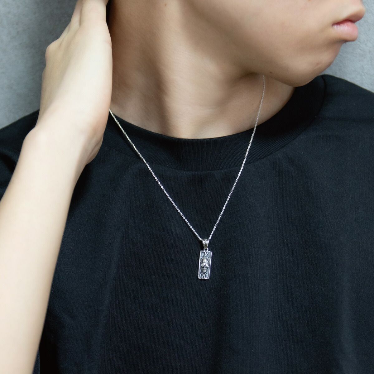 ネックレス ペンダント メンズ シルバー925 キュービックジルコニア 