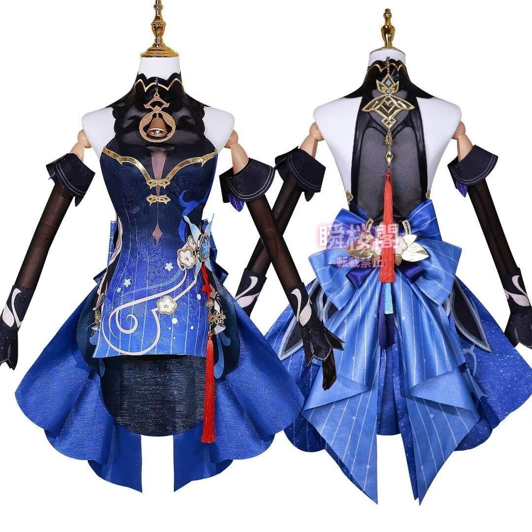 ♥ 原神 海灯祭 甘雨 コスプレ衣装 玄玉瑶芳 甘雨 コスチューム ハロウィン クリスマス イベント 学園祭 祭り cosplay ハロウィン CS0923BJ