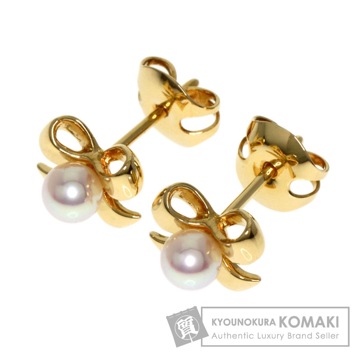 MIKIMOTO ミキモト パール 真珠 ピアス K18YG レディース 【公式通販】