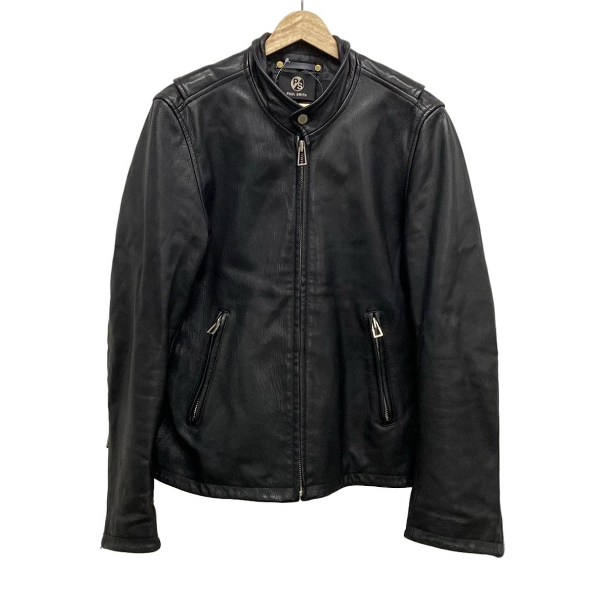 PaulSmith ポールスミス ライダースジャケット サイズL メンズ - 黒 長袖|冬