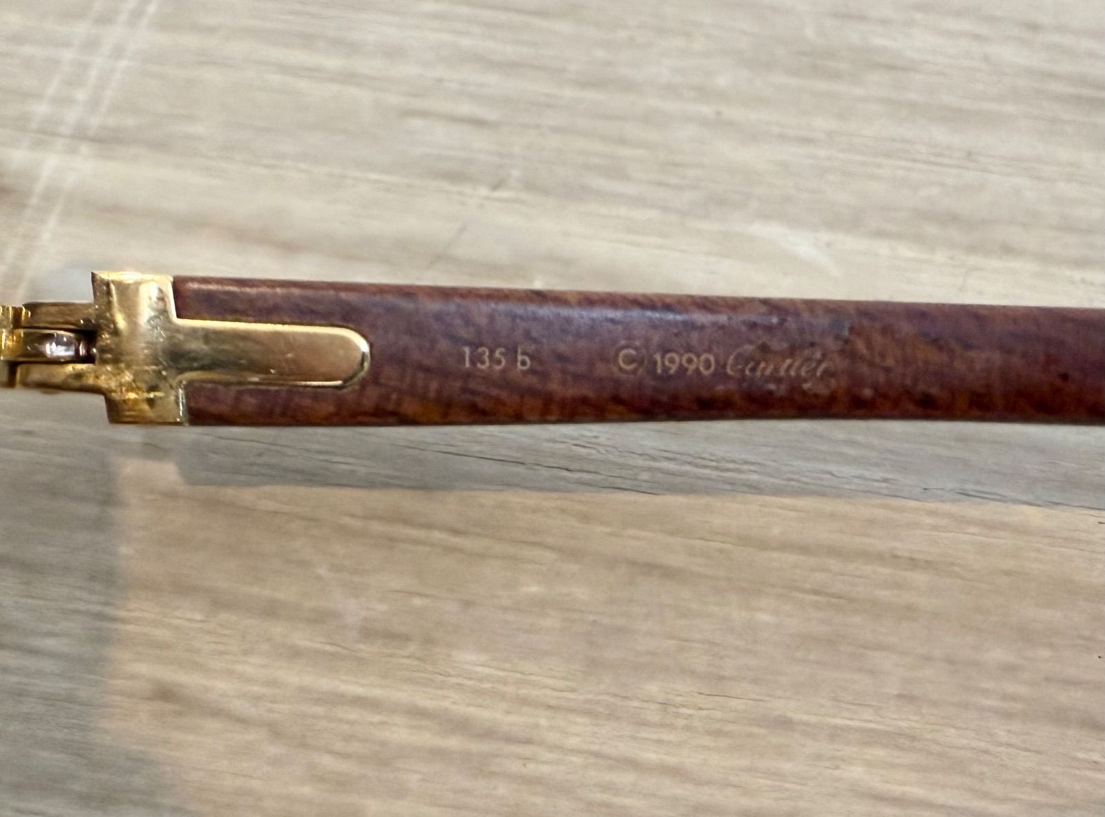 Cartier カルティエ サングラス ウッドフレーム 希少 フランス