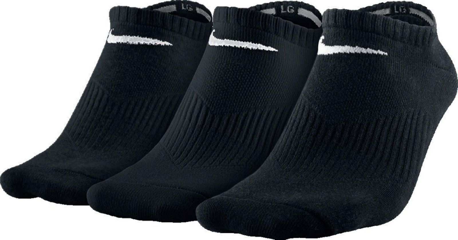 Nike Lightweight No-Show [SX4705-001] Socks 3 pack Black [ブラック] [L]