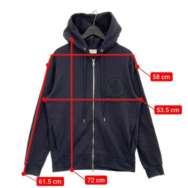 MONCLER 22SS スウェット ジップアップ パーカー G10918G7C210 809LA 