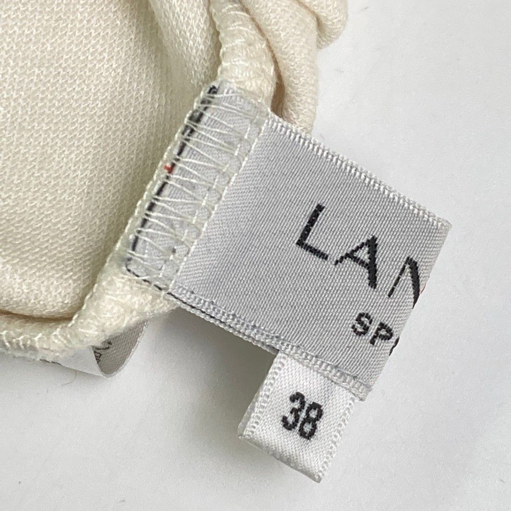 美品　ランバンスポール トップス　サイズ38 ランバン スポール LV 【UPF30】レイヤード風5分袖プルオーバー