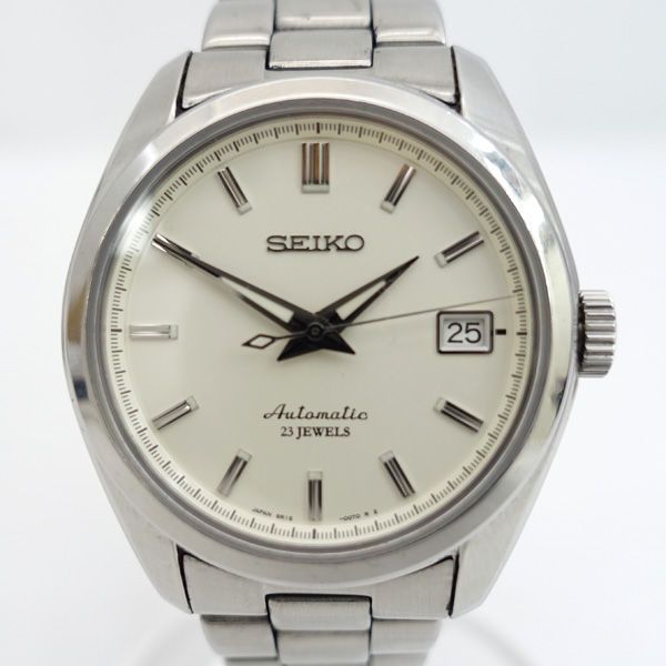 SEIKO / セイコー ◆メカニカル メンズウォッチ 自動巻 白文字盤 シースルーバック 裏スケ 6R15-00C0 SARB035  【メンズ/MEN/男性/ボーイズ/紳士】【腕時計/うでとけい/ウォッチ/Watch】【機械式】【自動巻】 ブランド【中古】