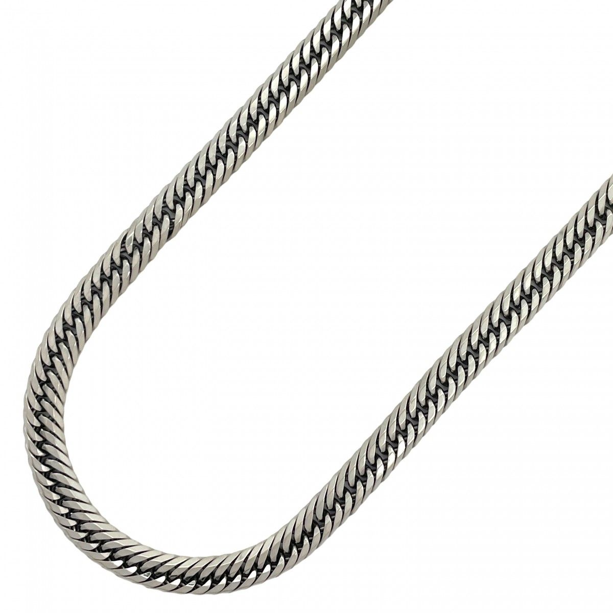 5khe038】喜平 ネックレス Pt850 プラチナ トリプル 12面 50.9cm 51.2g  