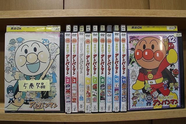 DVD それいけ!アンパンマン '07 1〜11巻(5巻欠品) 11本セット ※ケース 