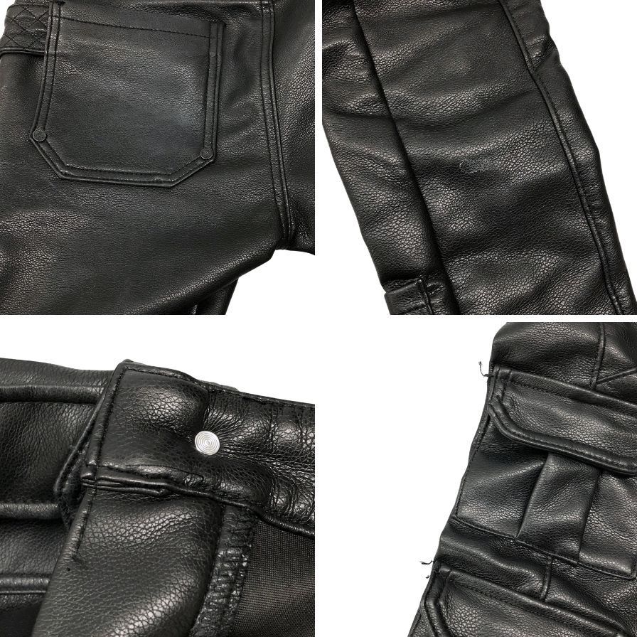 ［ OPENING ACT ］ユーズド加工フェイクレザーカーゴパンツ OPENING ACT] ユーズド加工フェイクレザーカーゴパンツ | OPENING ACT