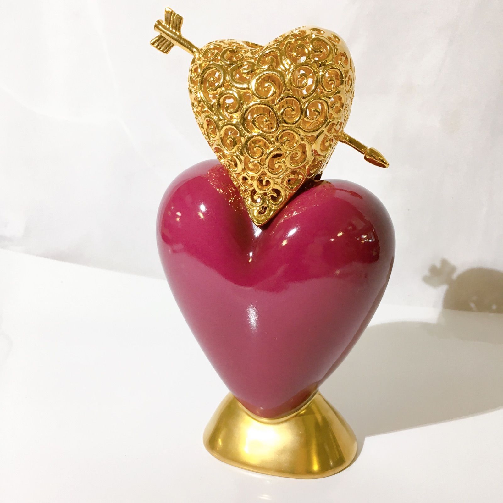 LAMPE BERGER ランプ ベルジェ アロマオイルランプ ハート ピンク