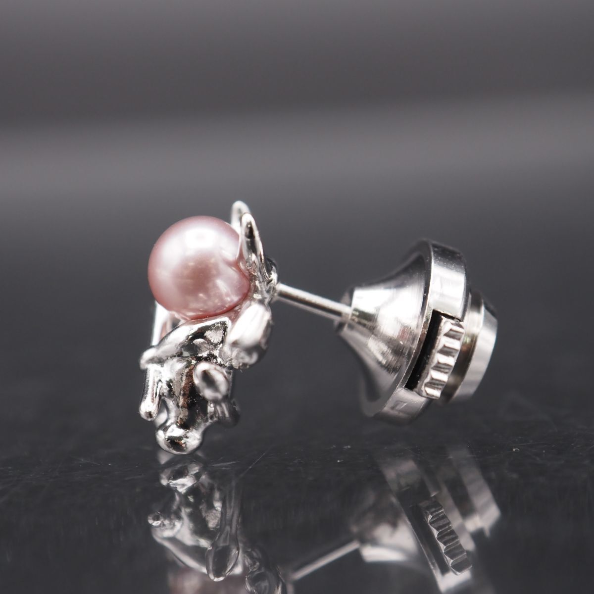 H138 タサキ 田崎 TASAKI 真珠 4.9mm珠 パール S刻印 ピンブローチ