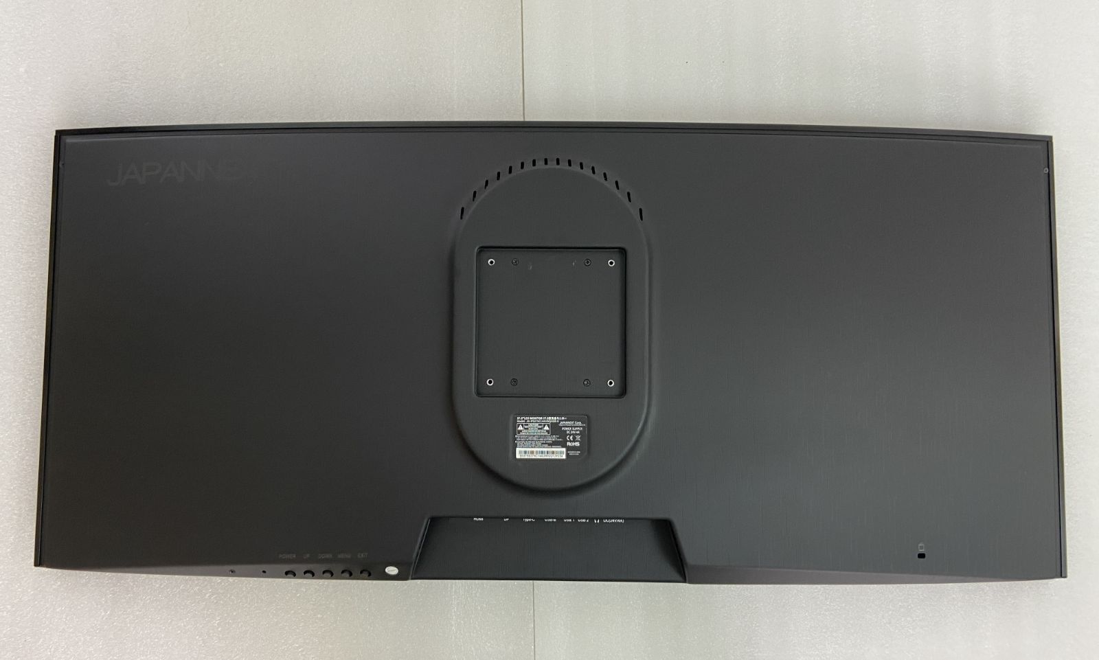 JAPANNEXT 37.5インチ曲面 IPSパネル UWQHD+(3840 x 1600)解像度