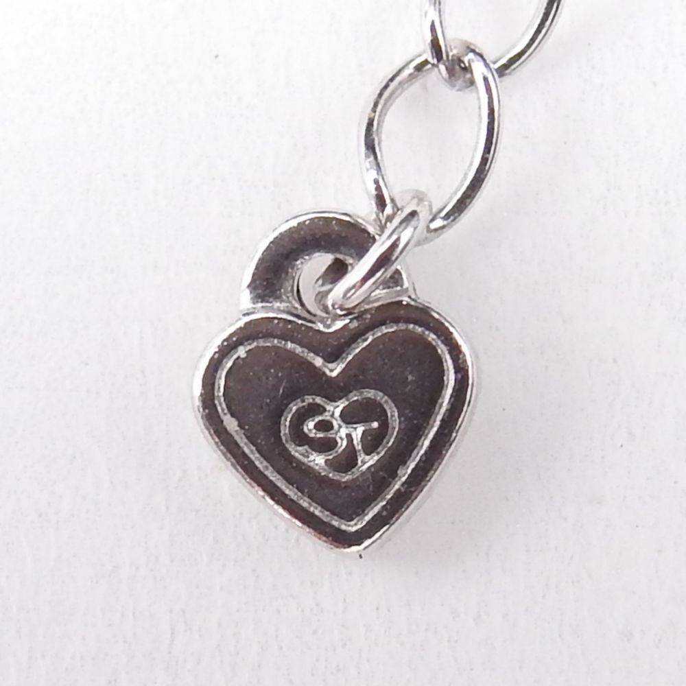 サマンサティアラ K18WG 色石 ダイヤモンドD0.09 ハートネックレス Samantha Tiara サマンサティアラ K18WG ホワトゴールド 色石