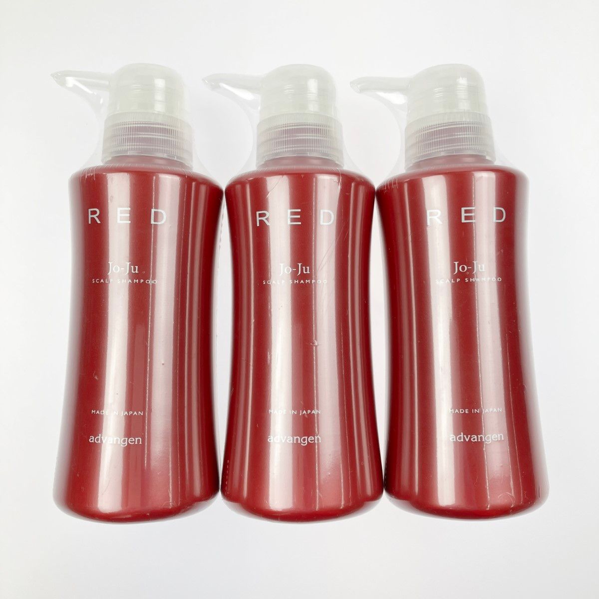 アドバンジェン Jo-Ju ジョジュ レッド スカルプシャンプー 300ｍL 3本セット