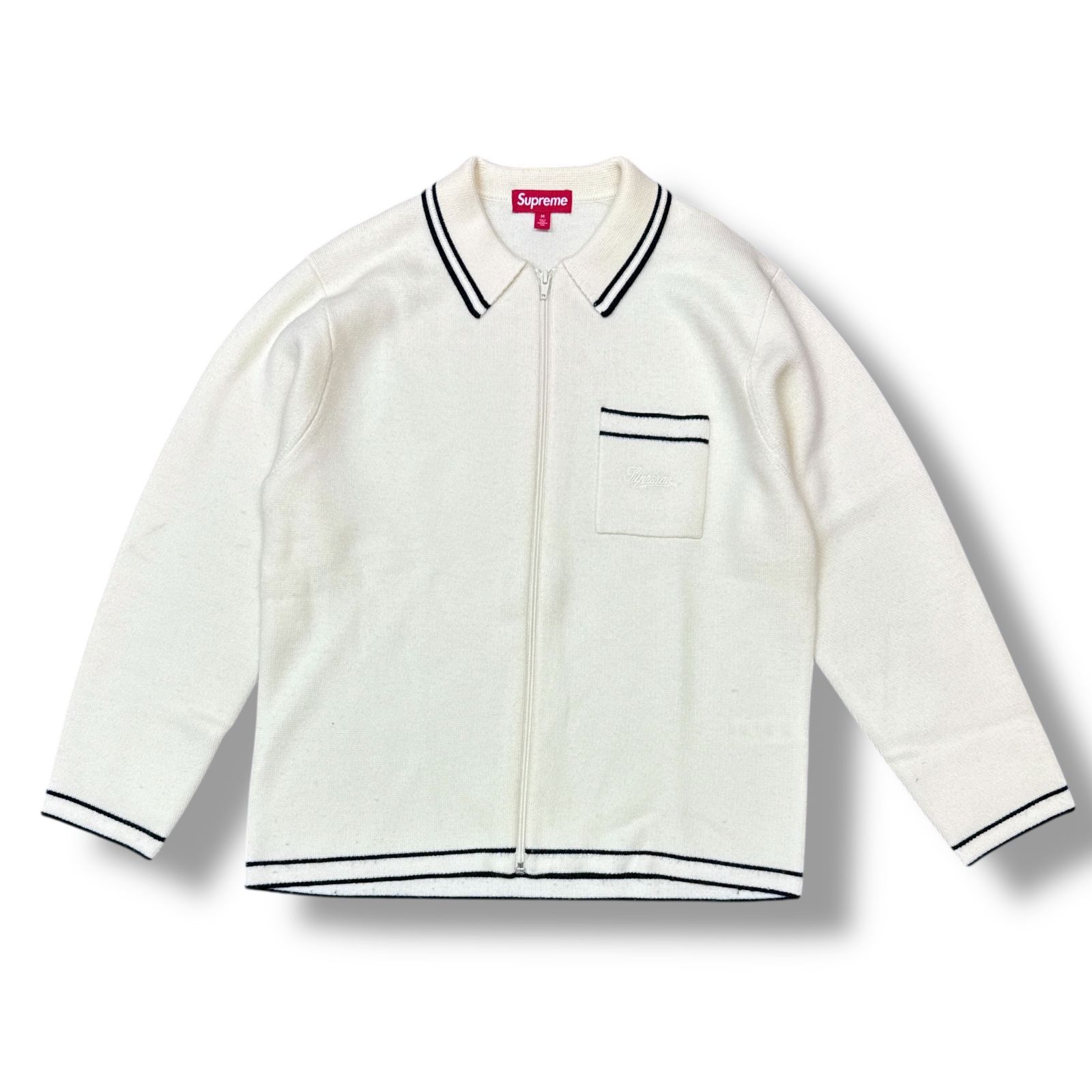 国内正規 Supreme 24AW Zip Up Polo Sweater ジップアップポロ