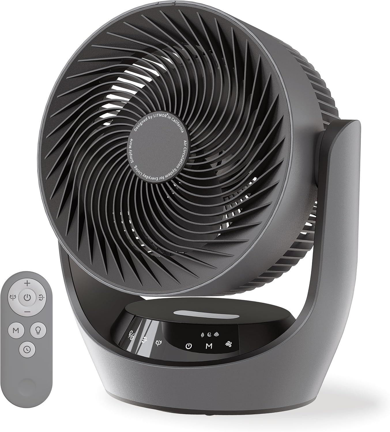 節電対策に Polar Cedar サーキュレーター 静音 360度首振り DCモーター 充電式 コードレス 角度設定 30畳 4モード 9段階風量 扇風機 タイマー リモコン付き 強力 おしゃれ モバイル 冷房 パワフル送風 空気循環 DC 大風量