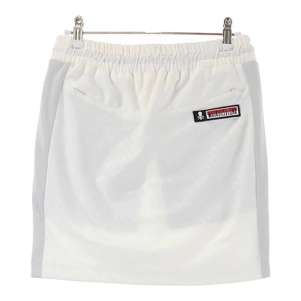 サイズ：36 MARK&LONA マークアンドロナ スカート ロゴ ホワイト系