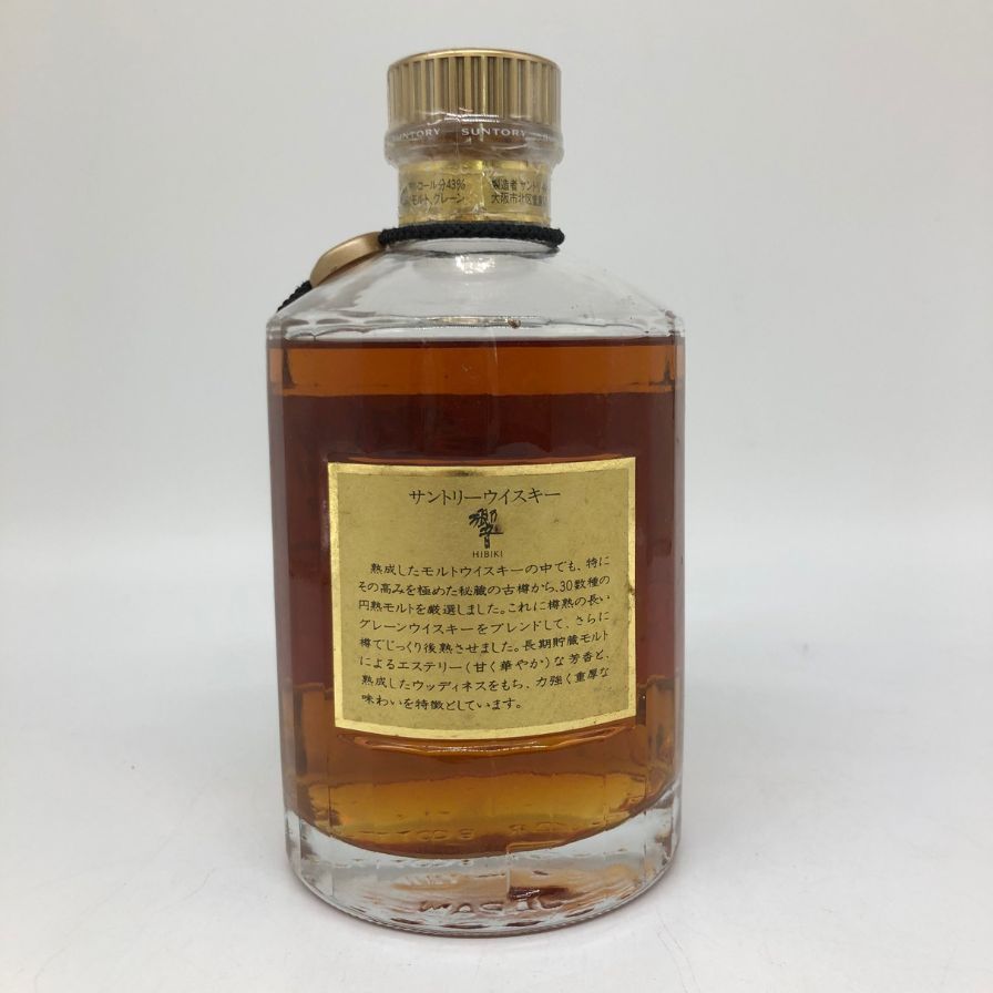◇サントリー ウィスキー 響 旧ボトル 向獅子 裏ゴールドラベル 金