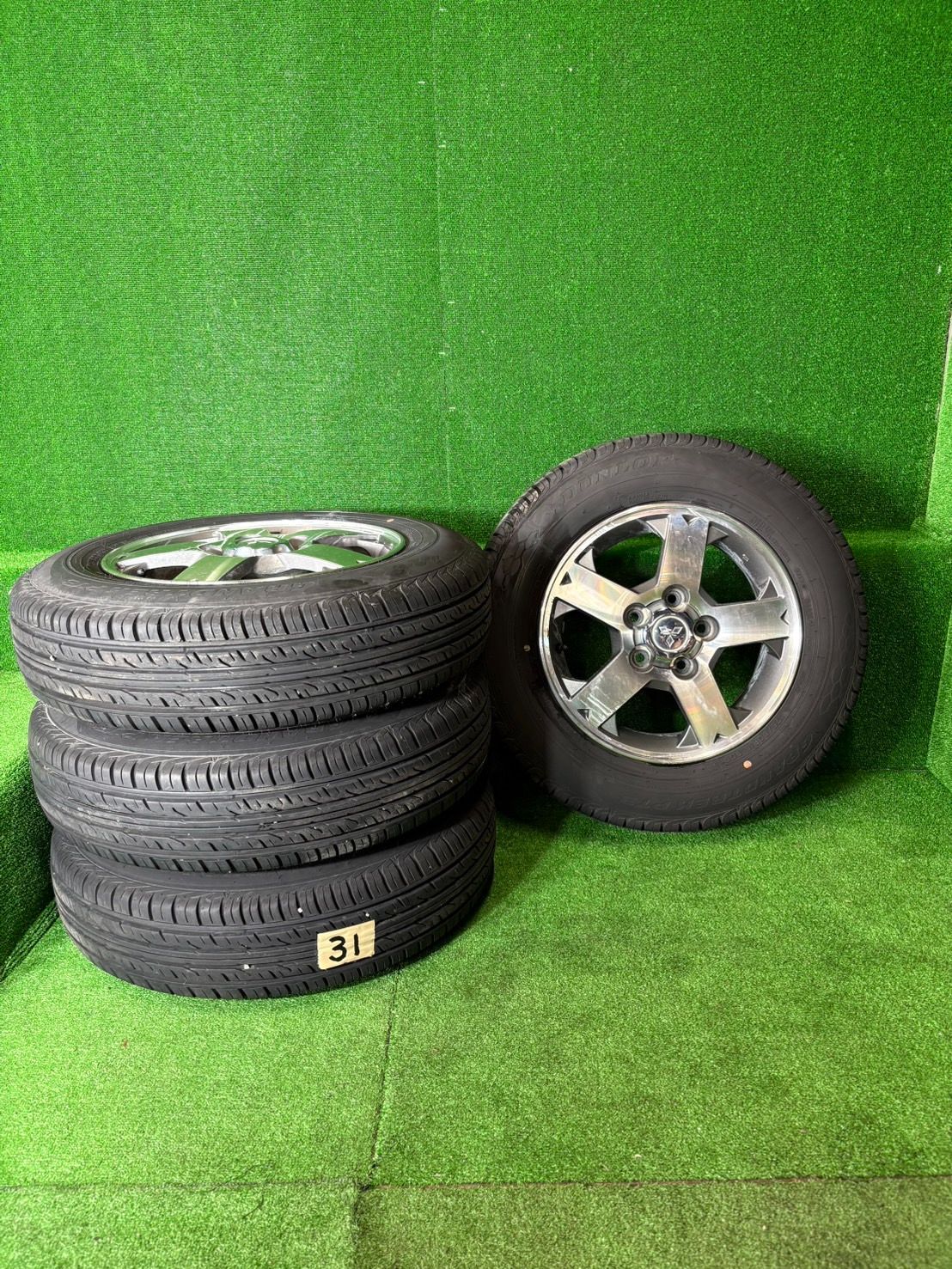 ENKEI製 三菱パジェロミニ純正ホイール 15インチ 5.5J +46 5穴
