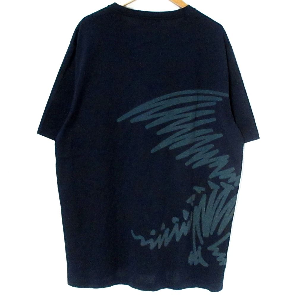 美品 HERMES エルメス ドラゴンプリント クルーネック 半袖 Tシャツ