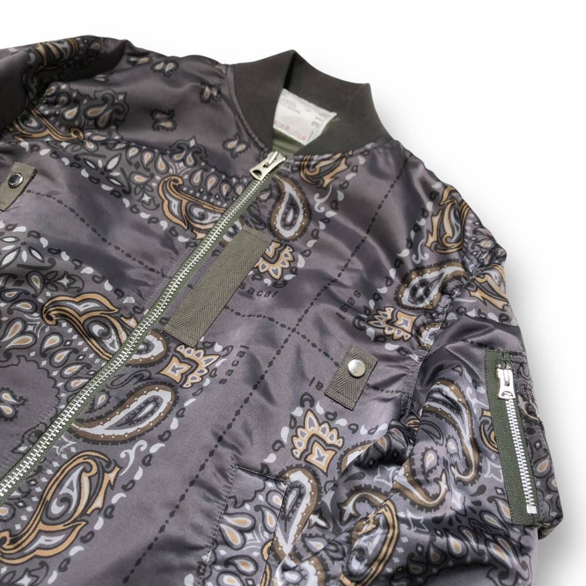 sacai 22SS Bandana Print Blouson サカイ バンダナ柄