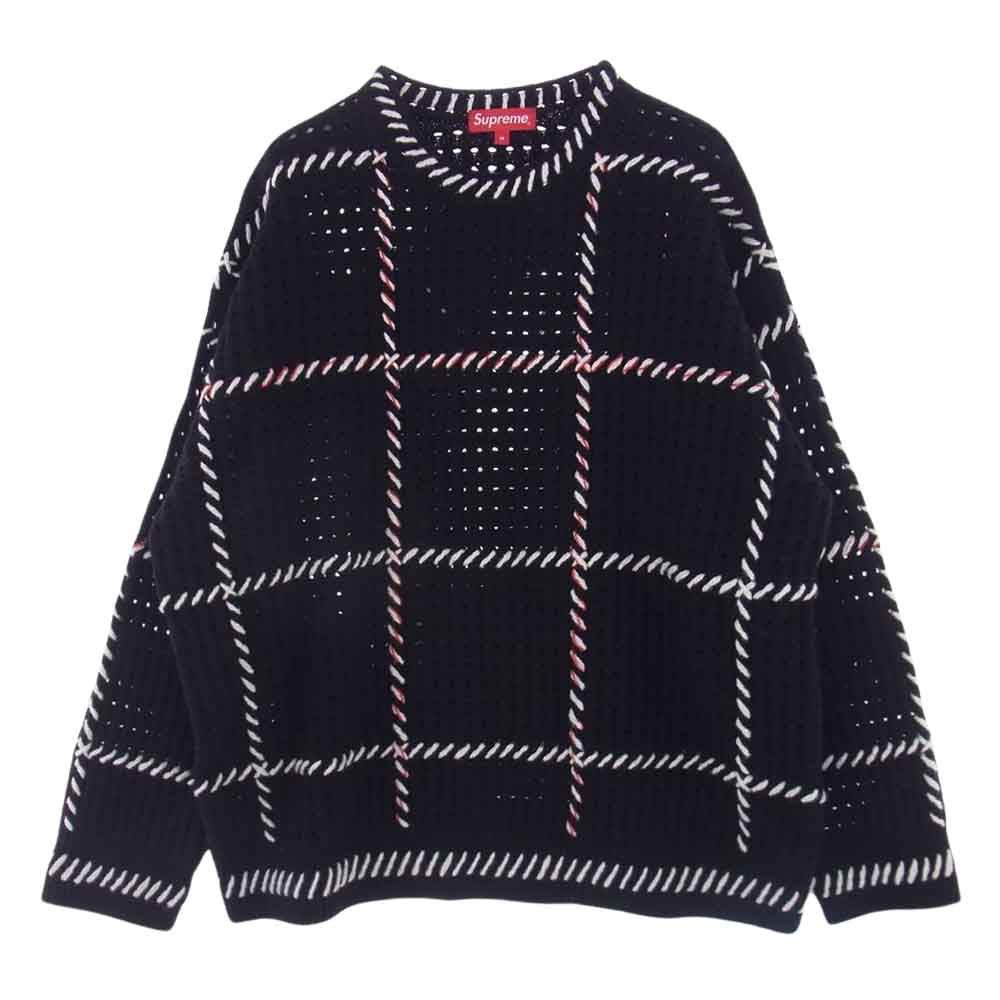 Supreme シュプリーム ニット 23SS QUILT STITCH SWEATER キルト