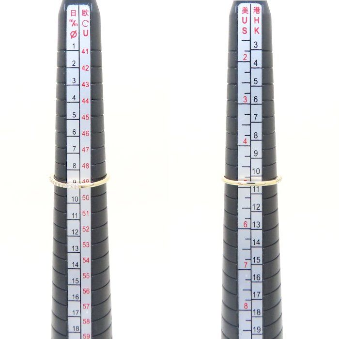 agete アガット ダイヤモンド リング 指輪 ダイヤモンド0.09ct 9号  