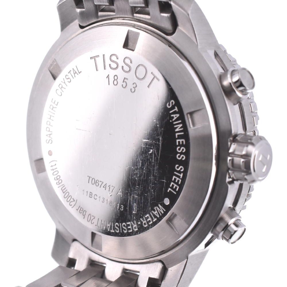 人気を誇る ティソ TISSOT T067.417.11.051.00 PRS200 クロノグラフ