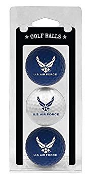Team Golf ミリタリー 空軍 規定サイズ ゴルフボール 3個パック フル 丈夫なチームインプリント
