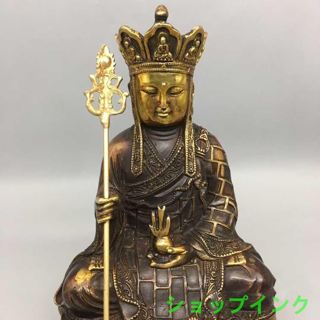 銅製 蔵仏 尊者 仏教美術 置物 装飾品 工芸品 美術品 銅製 蔵仏 尊者 仏教美術 置物 装飾品 工芸品 美術品 - メルカリ