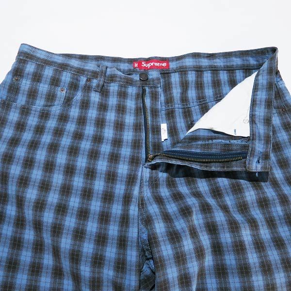 パンツ 24ss Supreme Plaid Baggy Short Navy Buy Supreme Plaid Baggy Short 'Blue' - SS24SH23 BLUE | GOAT