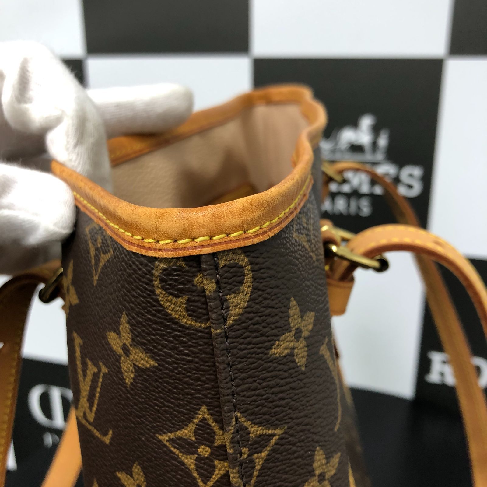 LOUIS VUITTON モノグラム バケットPM トートバッグ バケツ型バッグ