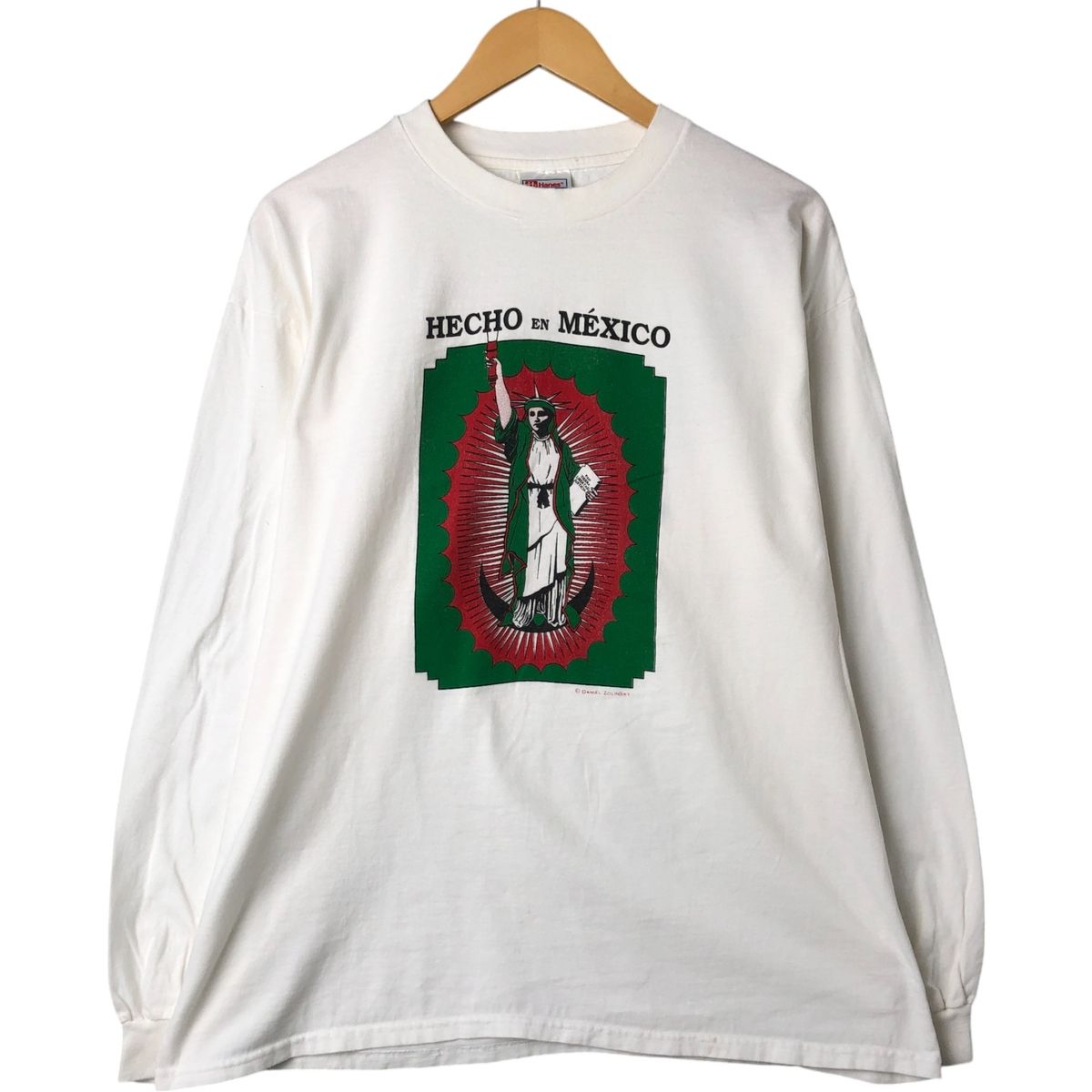 古着 00年代 ヘインズ Hanes プリント ロングTシャツ ロンT メンズXL相当|eaa546900