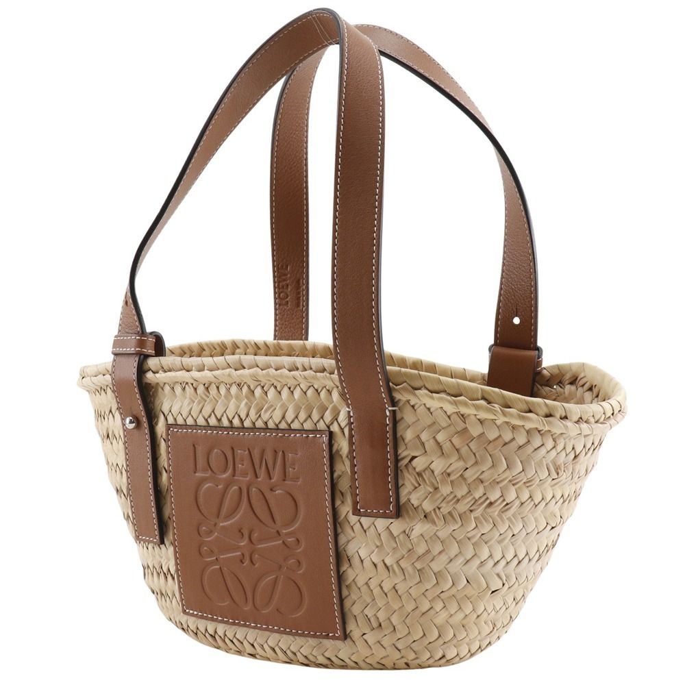 LOEWE】ロエベ バスケットバッグ スモール かごバッグ ラフィア