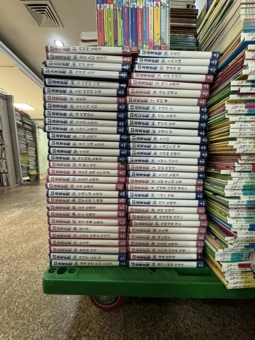 【雷市場（ポンジャン）商品韓国直送】 作文準備 世界文学 啓発 60 巻 セット 子供向けの本