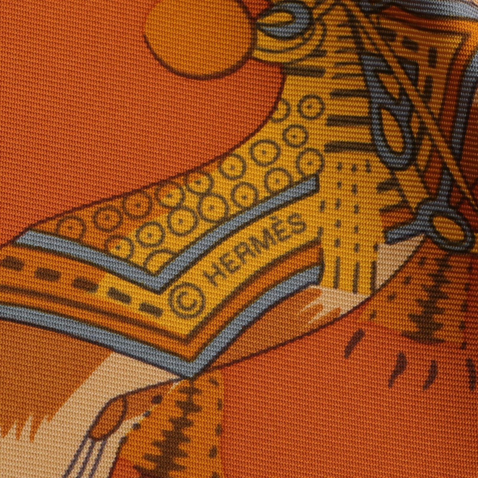 エルメス HERMES スカーフ カレ90 Harnais Francais PREMIER