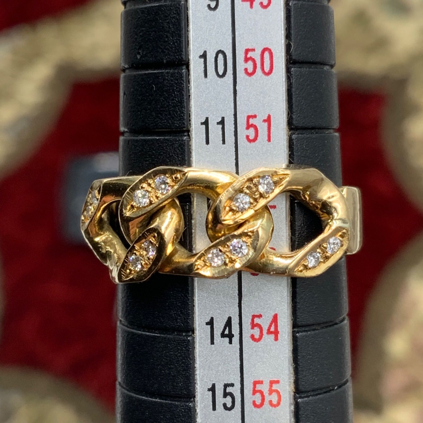 K18 喜平ダイヤ リング 5.6g 約12.5号 0.074ct - メルカリ
