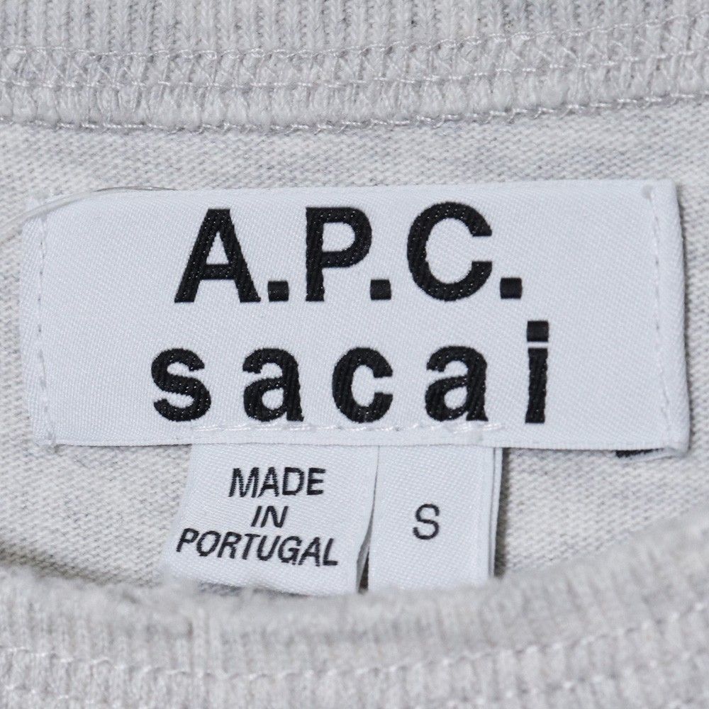 サカイ アーペーセー センターロゴ サイドファスナー Tシャツ sakai サカイ×アーペーセー センターロゴ サイドファスナー Tシャツ XS