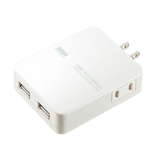 まとめ サンワサプライ ＵＳＢ充電器 ２ポート ＡＣコンセント付き ACA-IP59W 4969887504987 ●外寸 約幅６４×奥２２×高８０ｍｍ●重量 約９０ｇ●ＵＳＢポート ２ポート●電源 ＡＣ１００Ｖ●定格出力 ＤＣ５Ｖ 1個 ×3セット