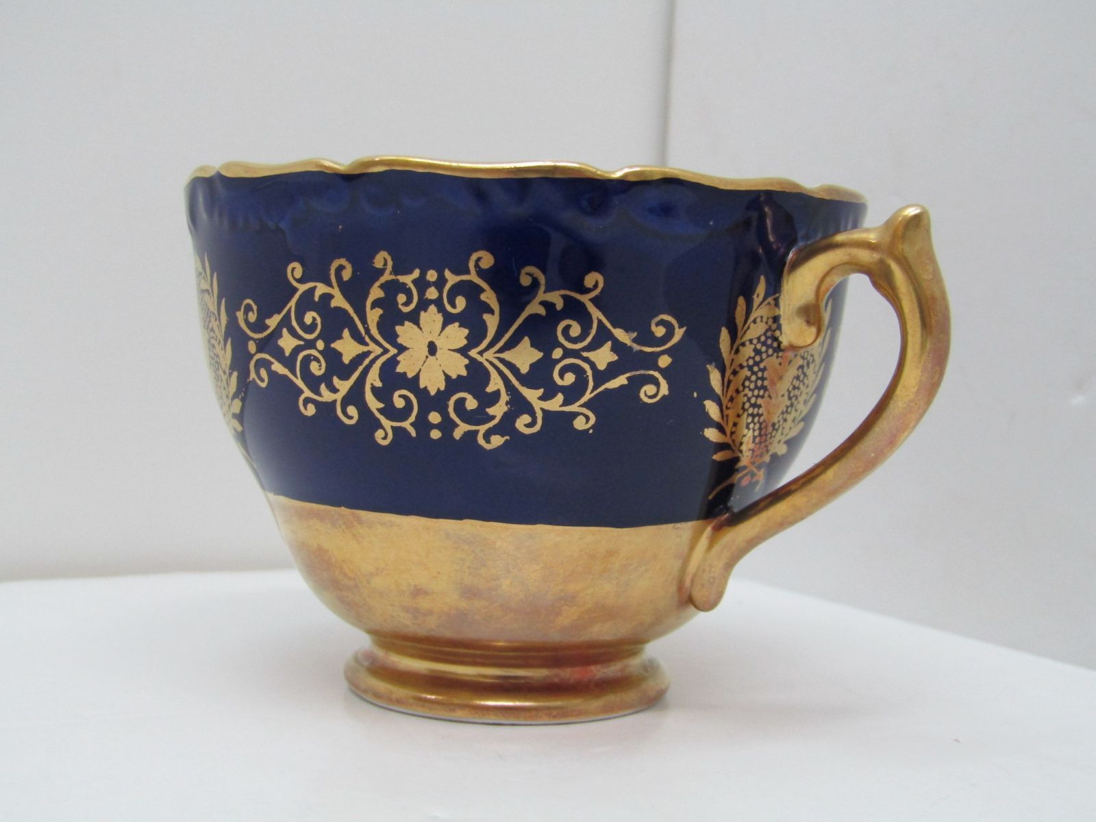 コールポートインディアンツリーフリルプレート2枚小皿アンティークF8