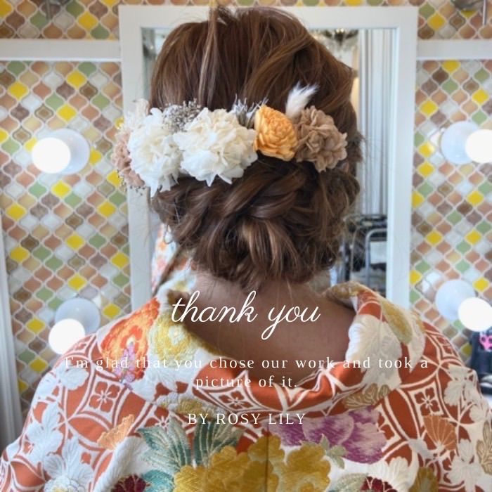 髪飾り ヘッドドレス 結婚式 成人式 卒業式 前撮りドライ