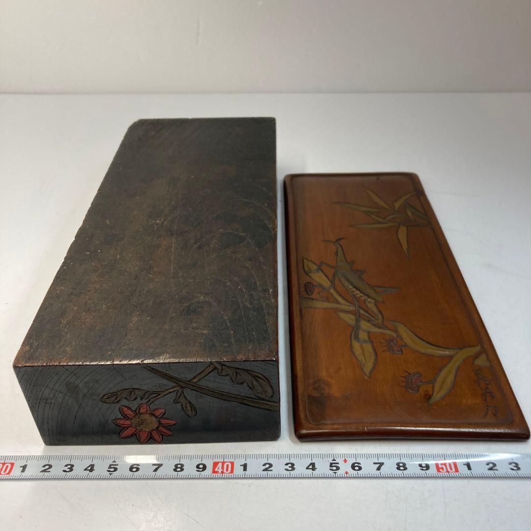 讃岐彫草虫図硯