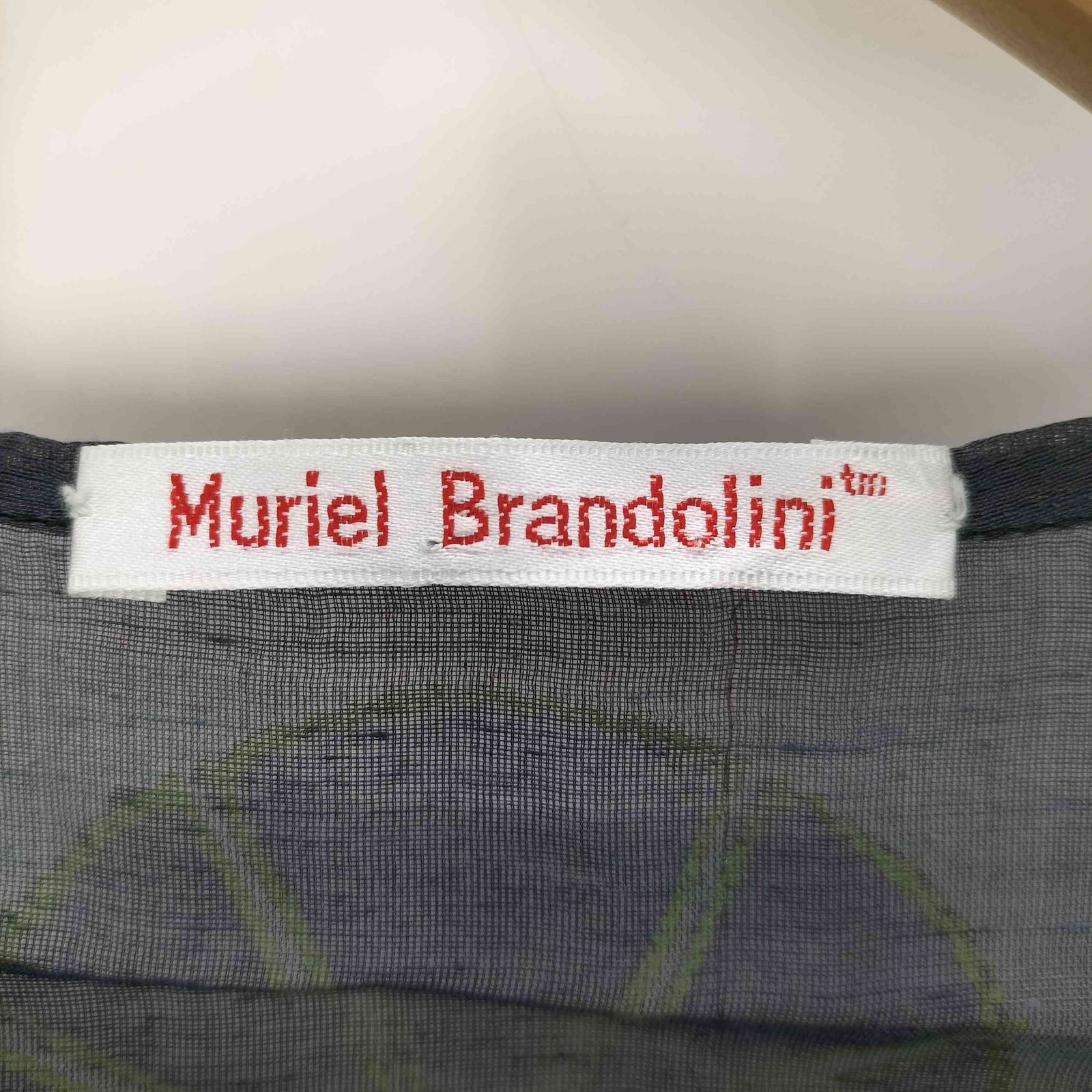 USED古着(ユーズドフルギ) Muriel Brandolini シースルーカーディガン レディース 表 中古 古着 0411 ユーズドフルギ USED古着 Muriel Brandolini シースルー