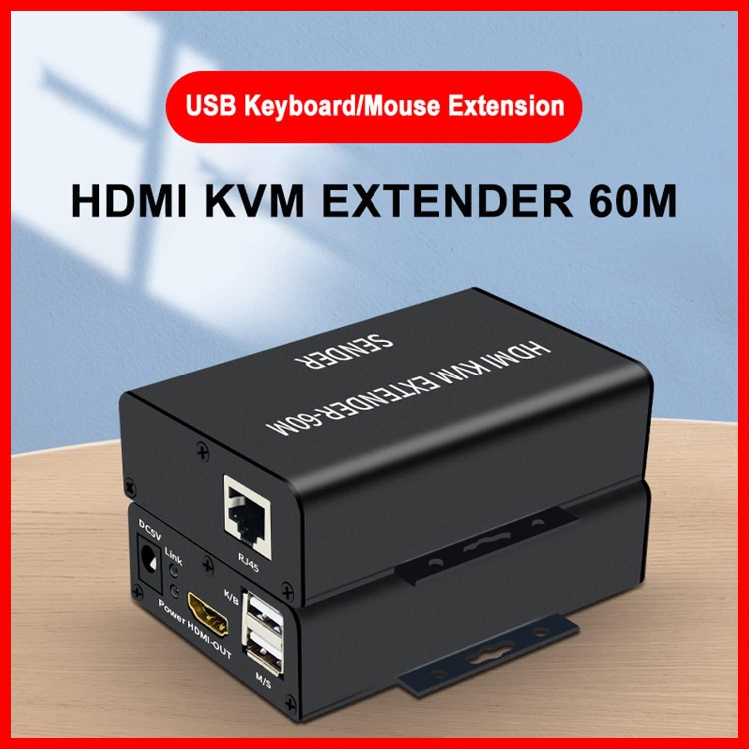 特価商品】4K HDTV 120M KVMエクステンダーHDMI互換USBエクステンダー