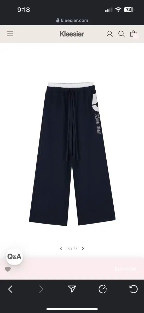 クリシアー 05 ソフト ダブル ウェスト ストレート パンツ