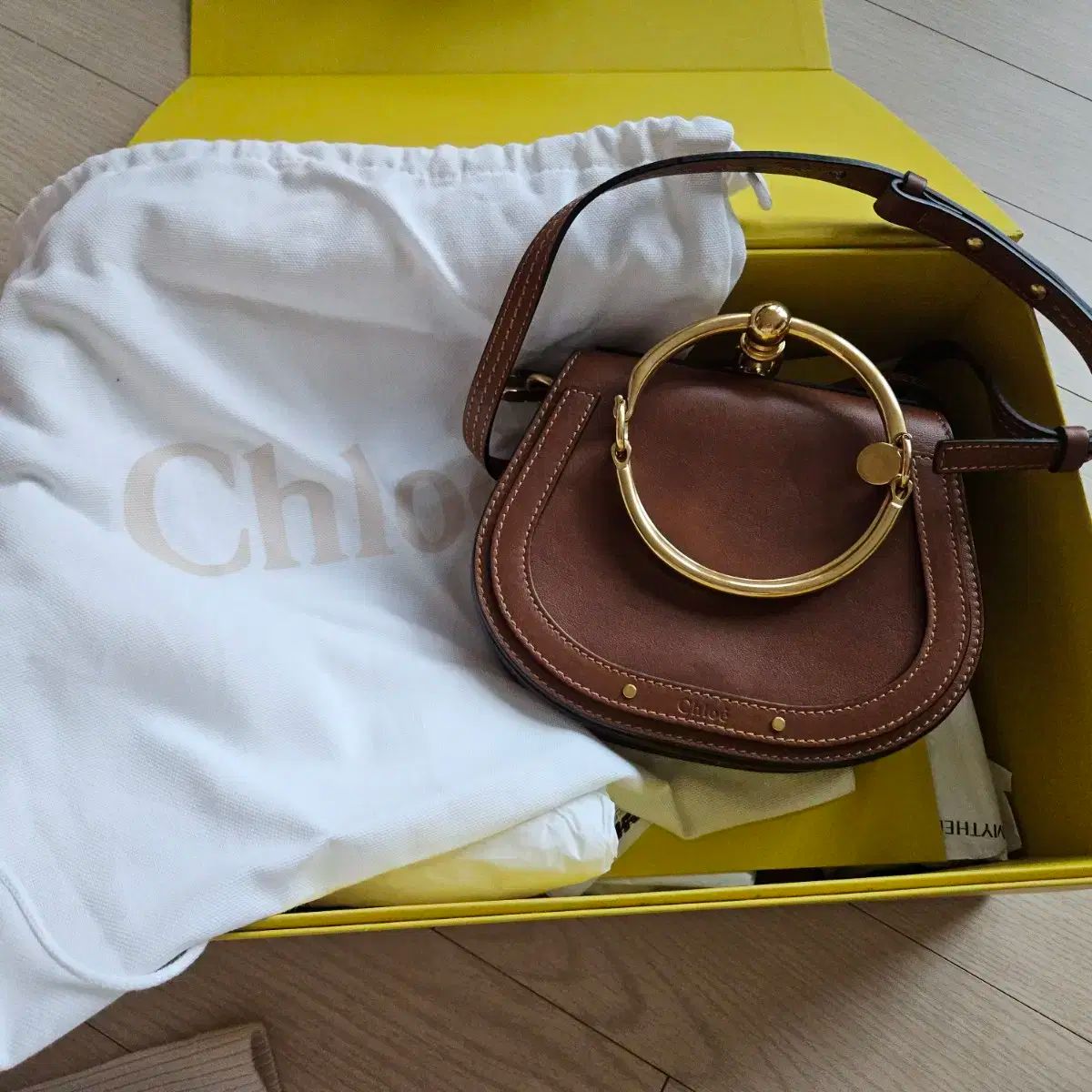 Chloe クロエ ナイル川 ブレスレットバッグ トートバッグ ショルダー クロス