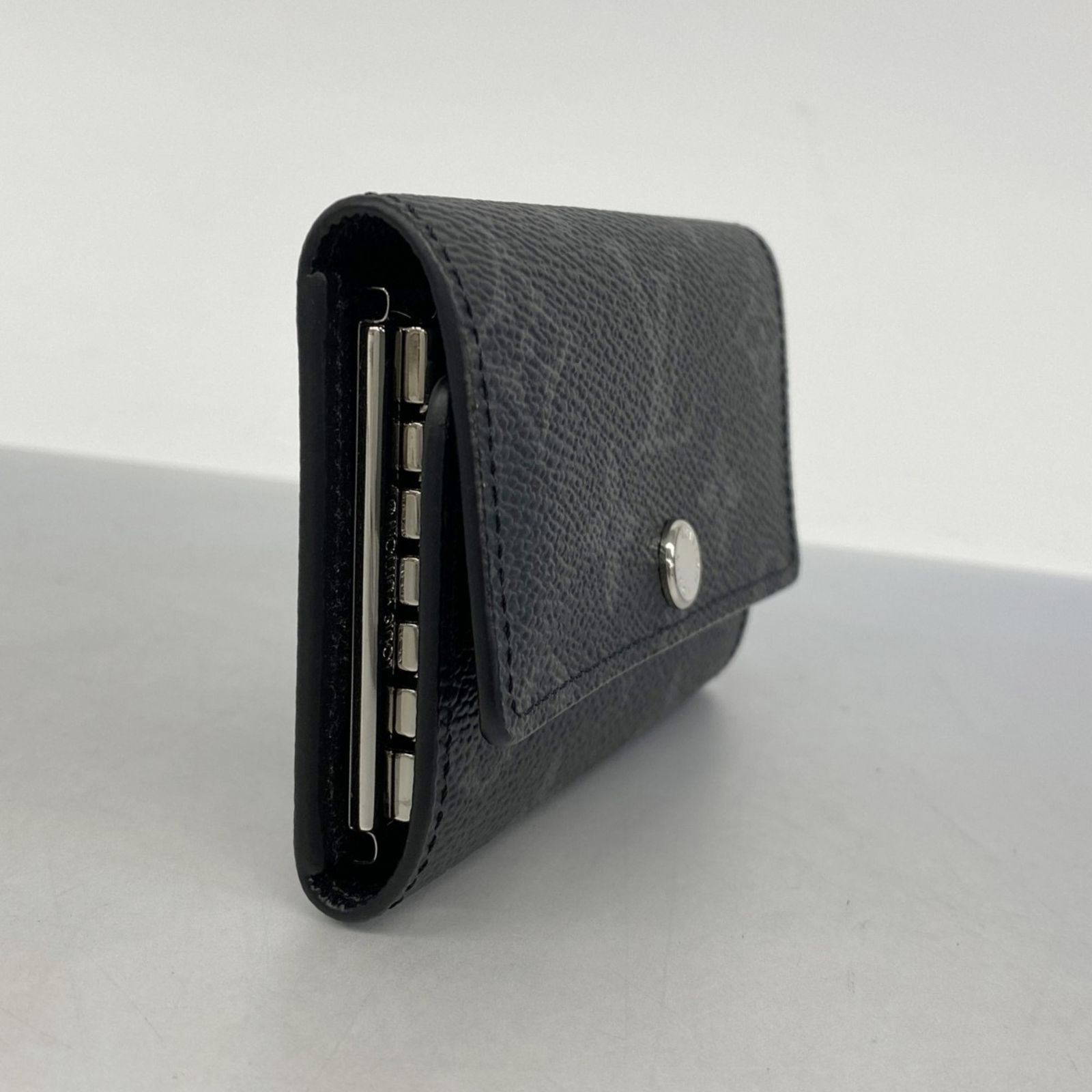 ルイ ヴィトン Louis Vuitton キーケース モノグラム エクリプス ミュルティクレ6 M 82603 グレー ブラックメンズ