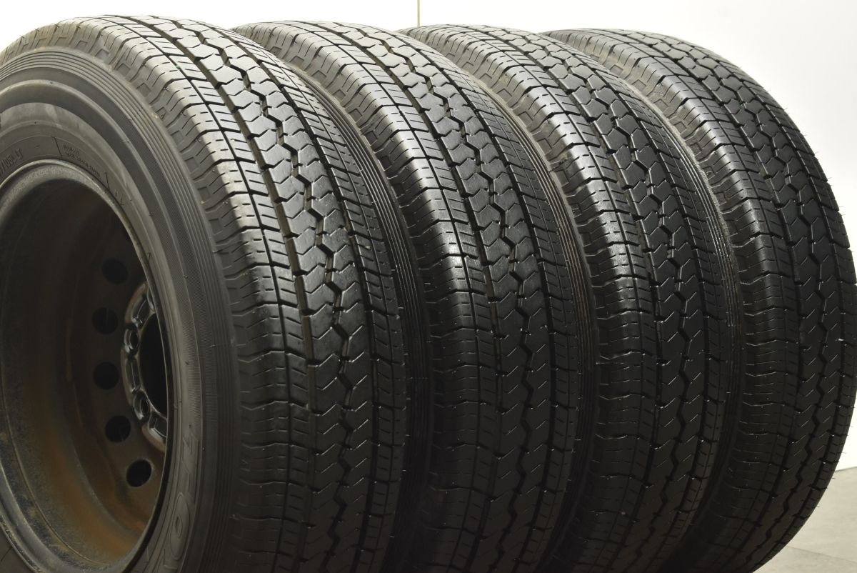 バリ溝】トヨタ 200 ハイエース 純正 15in 6J +35 PCD139.7