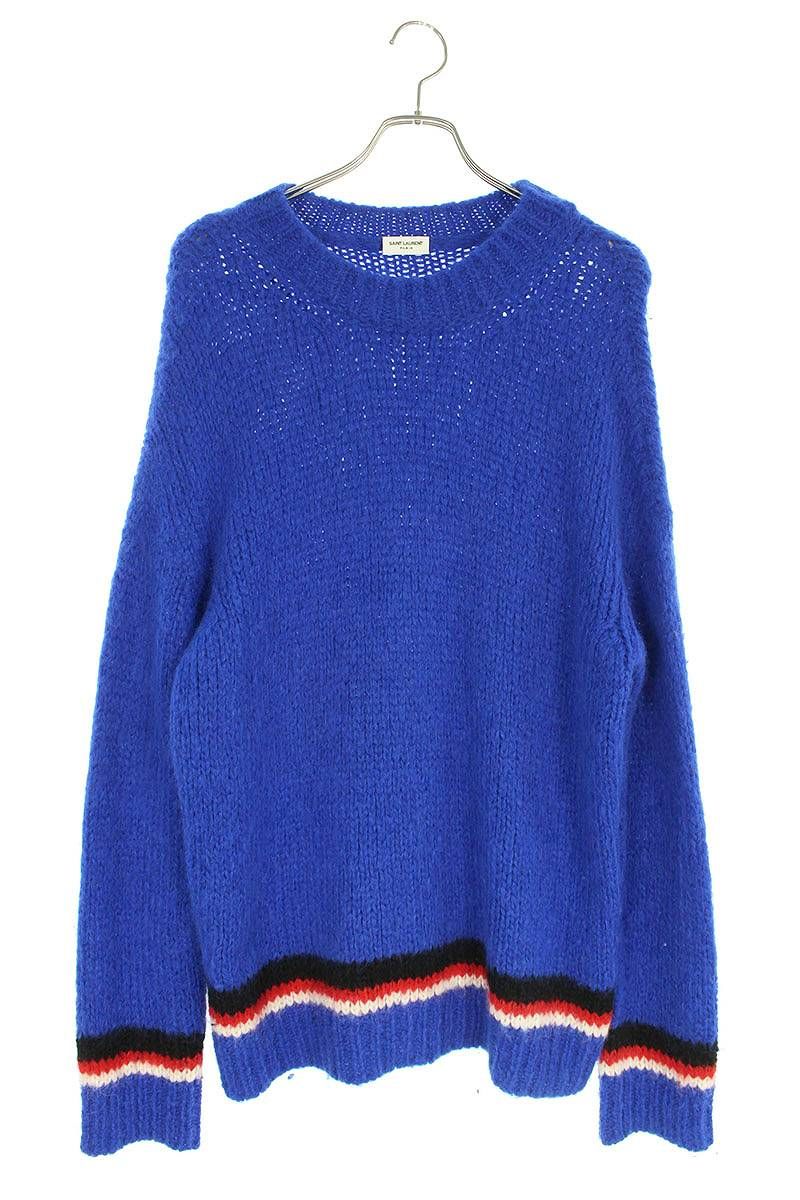 サンローランパリ 666765 Y75CJ アルパカアンダーラインニット メンズ  