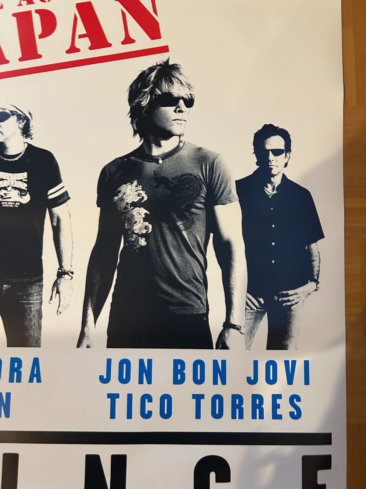 BON JOVI ボン・ジョヴィ BOUNCE ジャパンツアー ポスター ボン・ジョヴィ BON JOVI / Bounce World TOUR 2003年